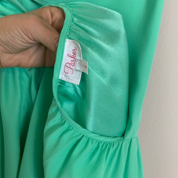 PARKER TURQUOISE DRESS - Picture 5 of 10